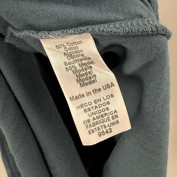 Michael Stars Solange Dress Size Small NEW Tie Waist Maxi Pebble Blue NWOT - Picture 13 of 14